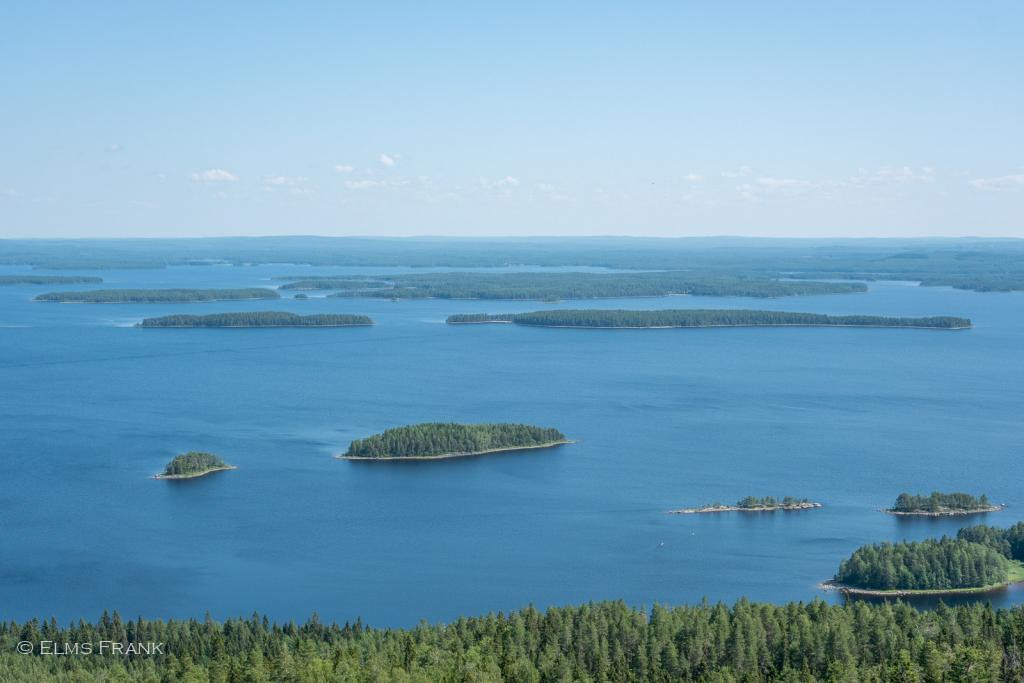 Pielinensee vom Koli-Berg aus gesehen